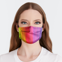 Load image into Gallery viewer, Colors of the Rainbow Face Mask
