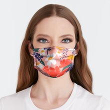 Load image into Gallery viewer, Floral in Peach Face Mask
