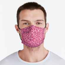 Load image into Gallery viewer, Leopard in Pink Face Mask
