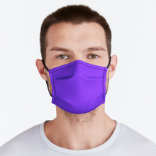Load image into Gallery viewer, Solid Purple Face Mask

