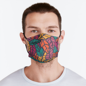 Vibrant Leaves Face Mask