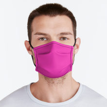 Load image into Gallery viewer, Solid Hot Pink Face Mask
