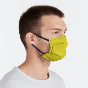 Solid Yellow Face Mask