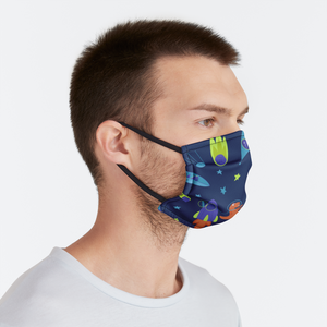 Space Dinos Face Mask