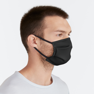 Solid Black Face Mask